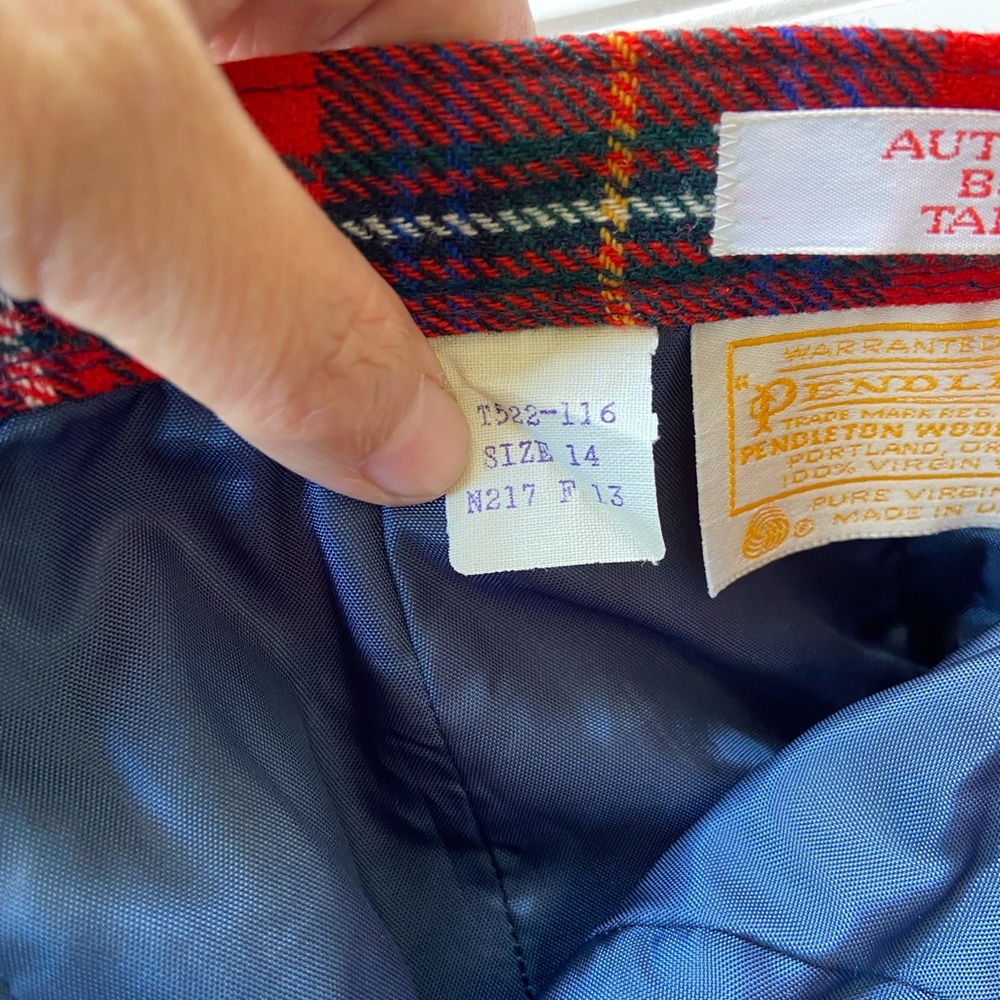 Pendleton Authentic Boyd Tartan Vintage Skirt - image 6